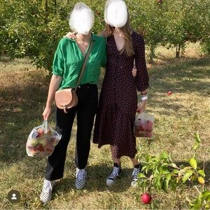 ZARA Straight Leg Jean with Button Fly